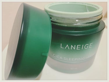 シカスリーピングマスク/LANEIGE/フェイスクリームを使ったクチコミ（1枚目）