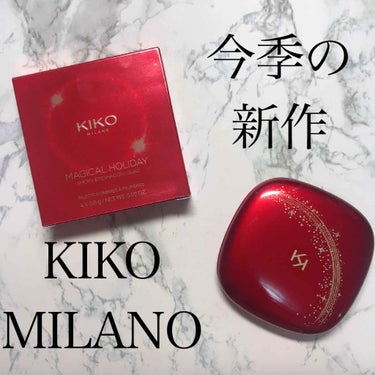 KIKO MAGICAL HOLIDAY SMOKY EYESHADOW QUADのクチコミ「【イタリア発 日本未上陸のKIKO MOLANO🇮🇹今季の新作が可愛すぎる🎯】


｡.｡:+.....」（1枚目）