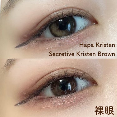 Secretive Kristen/Hapa kristin/カラーコンタクトレンズを使ったクチコミ（2枚目）