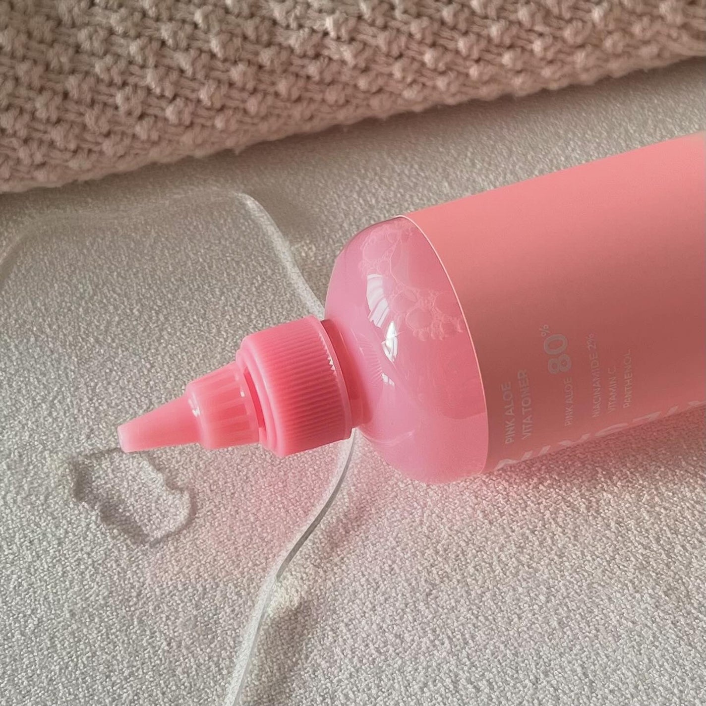 ピンクアロエビタトナー/APRILSKIN/化粧水を使ったクチコミ(2枚目)