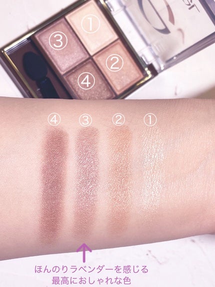 スキニーリッチシャドウ/excel/アイシャドウパレットを使ったクチコミ(3枚目)