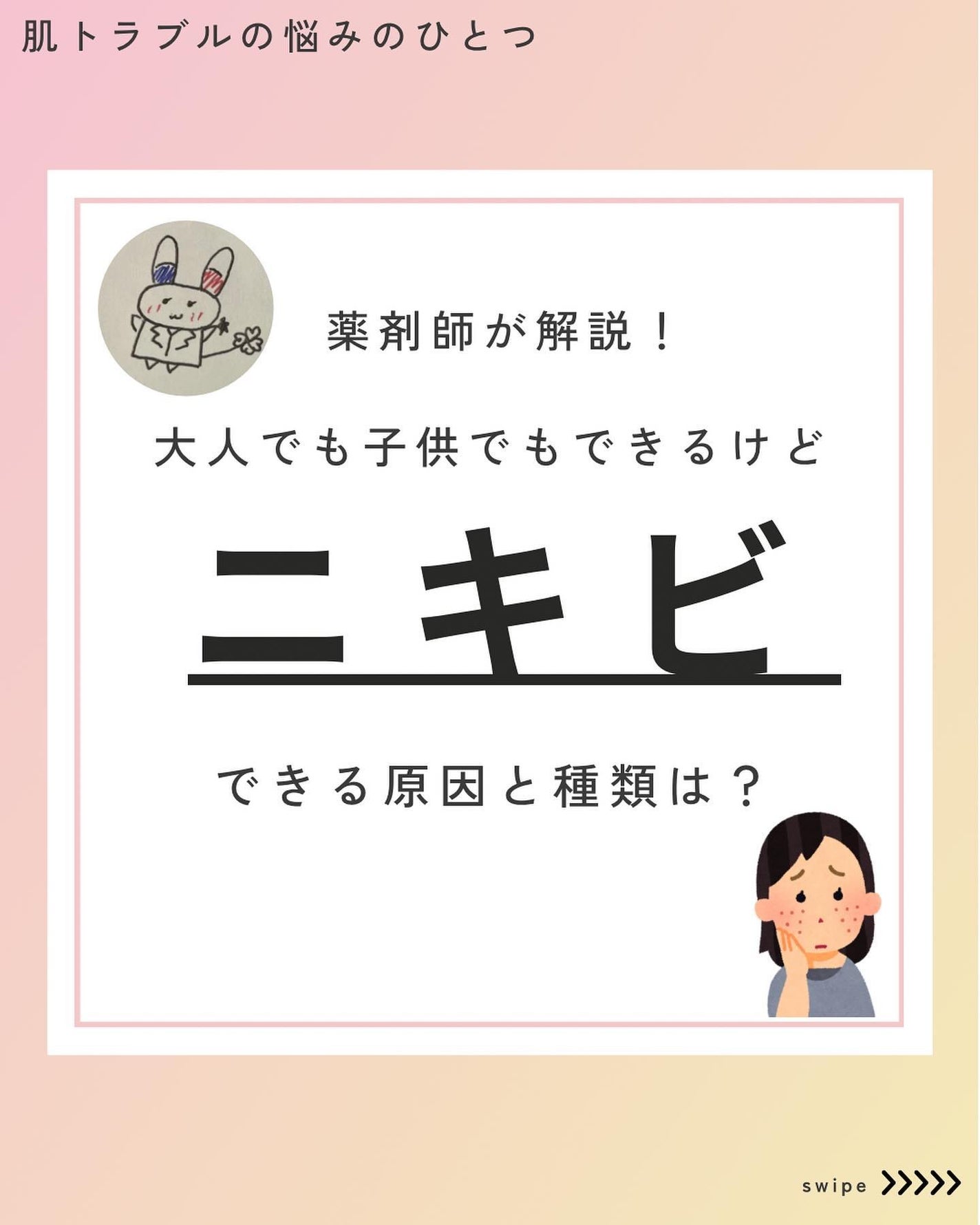 りりみーだ | コスメ×薬剤師 on LIPS 「お薬投稿の日ニキビシリーズ第三弾ですニキビの種類を段階と順序を..」(1枚目)