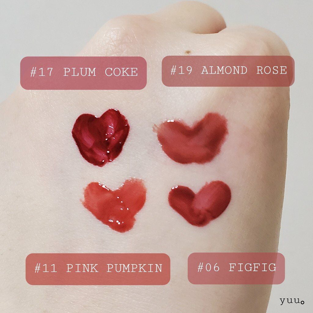 ジューシーラスティングティント/rom&nd/リップティントを使ったクチコミ(5枚目)