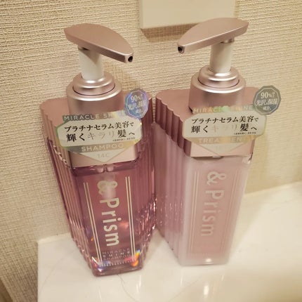 ミラクル シャイン シャンプー/ヘアトリートメント/&Prism/市販シャンプーを使ったクチコミ(4枚目)