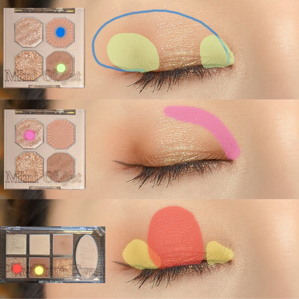 プレイトーンアイパレット/ETUDE/アイシャドウパレットを使ったクチコミ（3枚目）