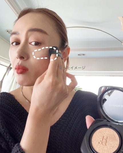 レイヤリングフィット グロークッションEX/TFIT/クッションファンデーションを使ったクチコミ(4枚目)