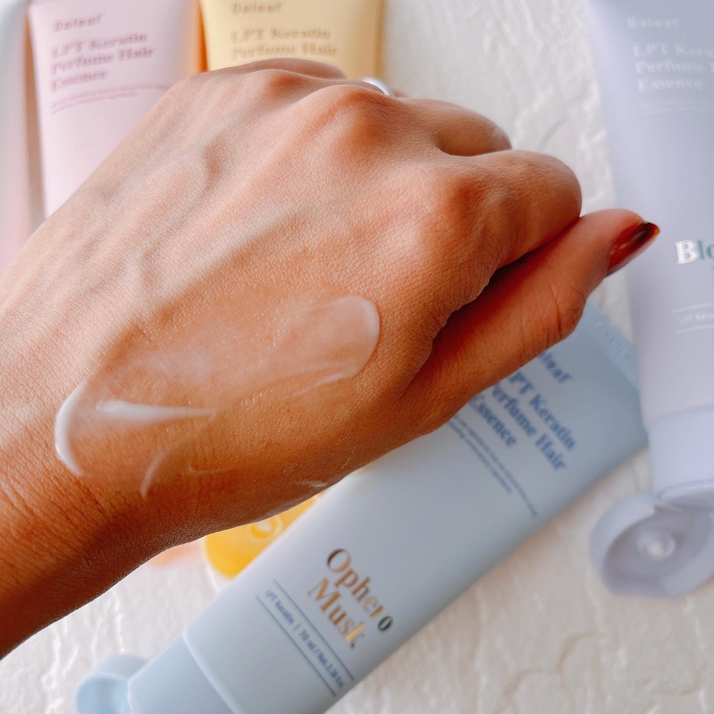 LPT Keratin パフュームヘアエッセンス Blooming Rose/Daleaf/ヘアミルクを使ったクチコミ(4枚目)