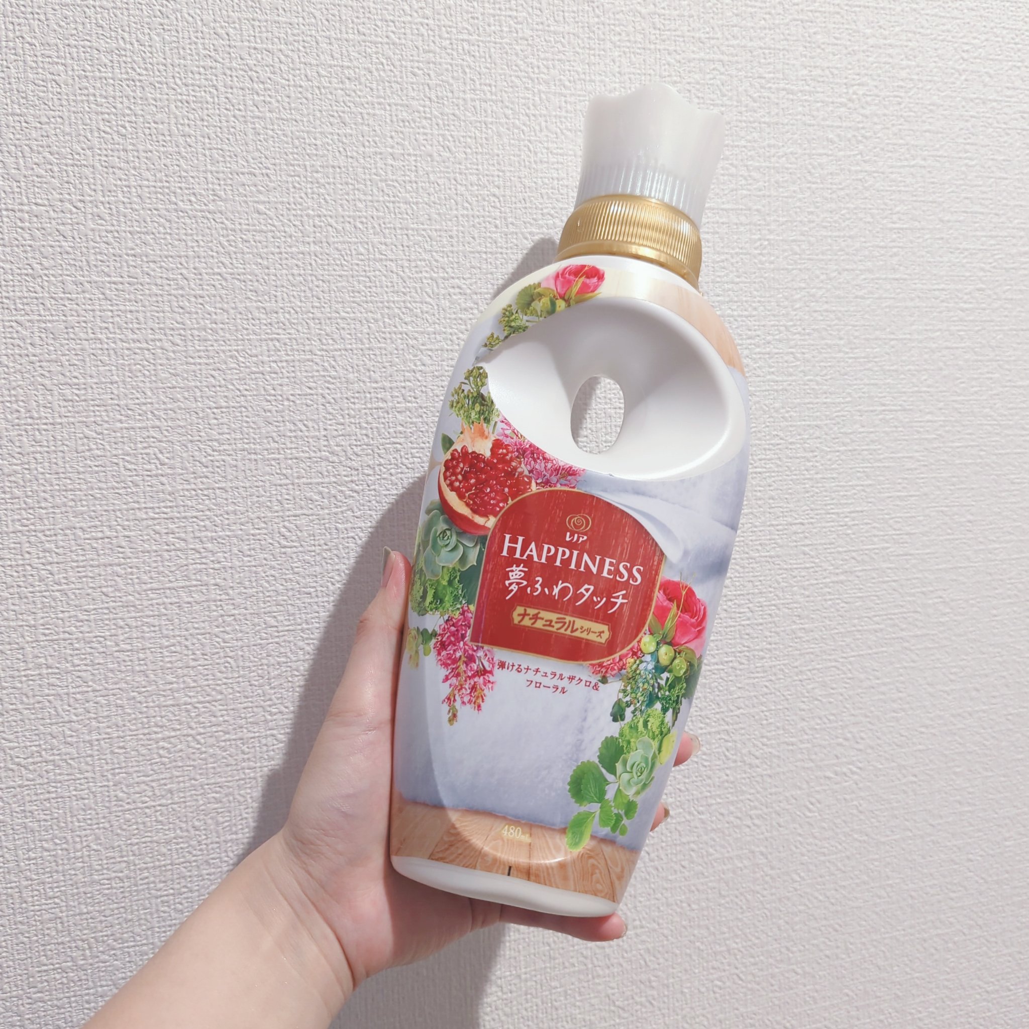 レノアハピタス 夢ふわタッチ ナチュラルザクロ&フローラル/レノア/柔軟剤を使ったクチコミ（1枚目）