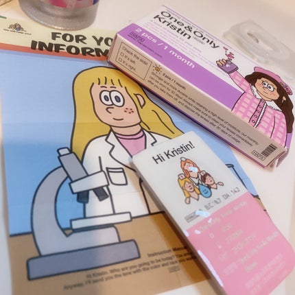 One & Only Kristin/Hapa kristin/カラーコンタクトレンズを使ったクチコミ(4枚目)