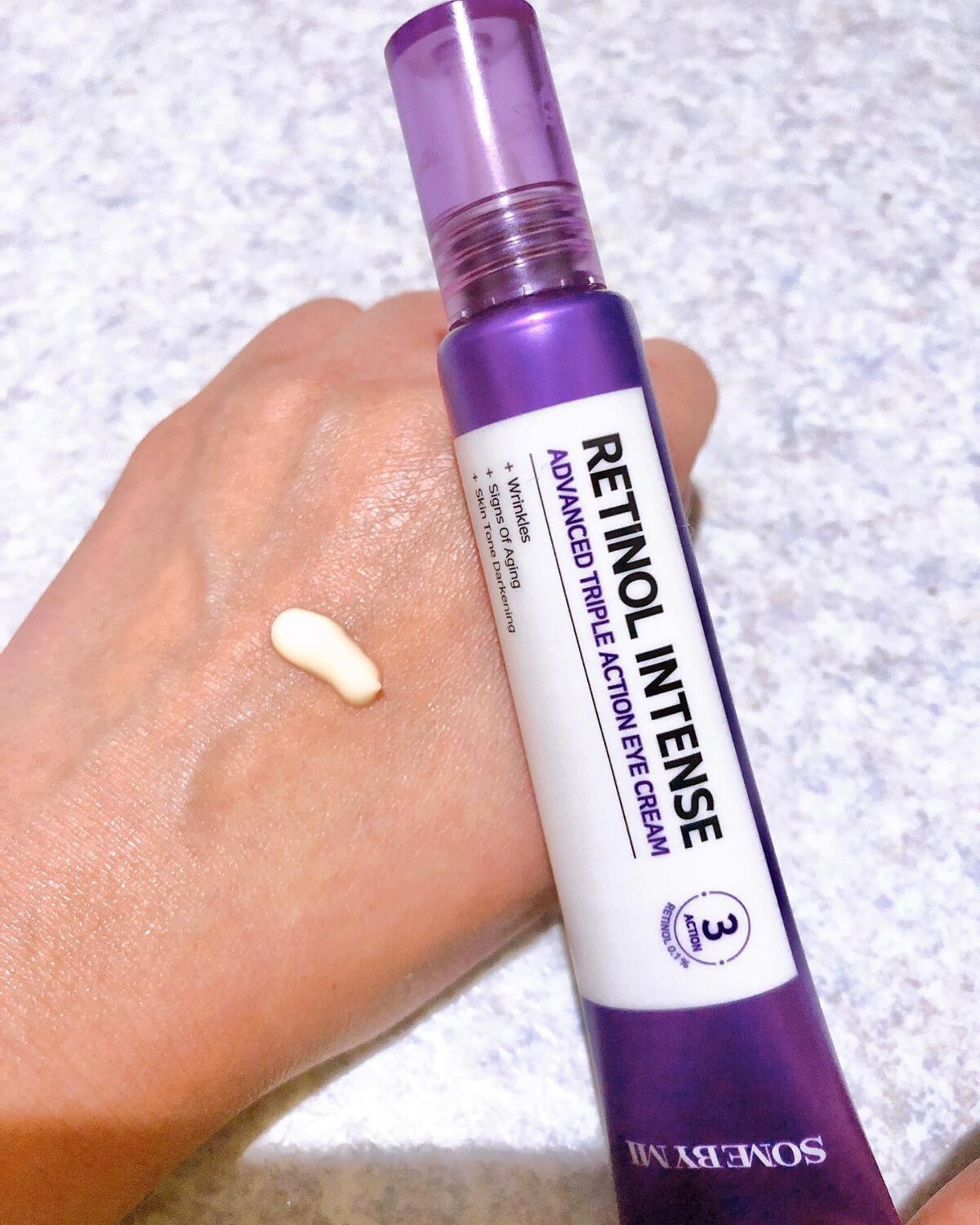 レチノールインテンシブ アドバンスドトリプルアクションアイクリーム/SOME BY MI/アイケア・アイクリームを使ったクチコミ（2枚目）