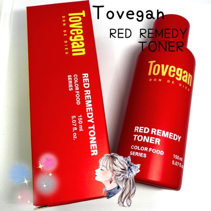 カラーフードシリーズレッドリメディートナー/Tovegan/化粧水を使ったクチコミ(1枚目)
