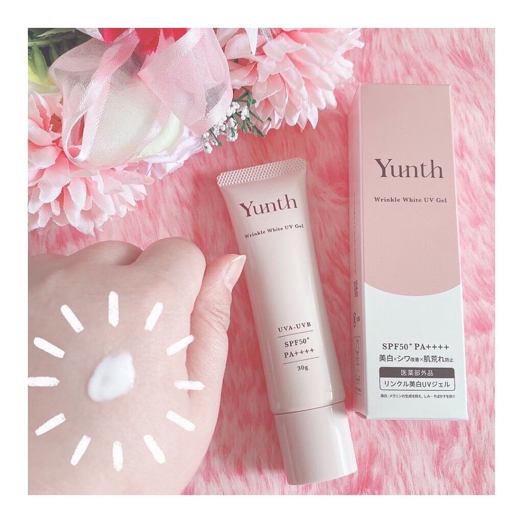 リンクル美白UVジェル /Yunth/日焼け止め・UVケアを使ったクチコミ（2枚目）