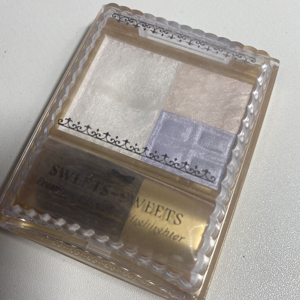 プレミアムショコラハイライター/スウィーツ スウィーツ/パウダーハイライトを使ったクチコミ（1枚目）