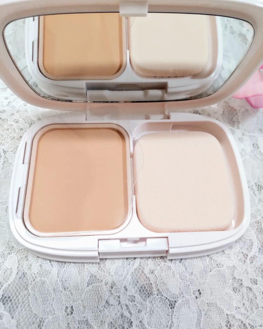 パウダーファンデーション/media luxe/パウダーファンデーションを使ったクチコミ（2枚目）