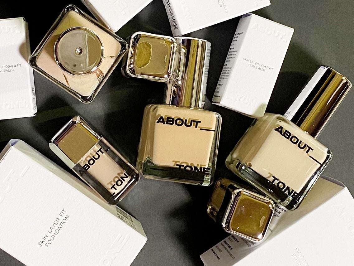 スキンレイヤーフィットファンデーション/ABOUT TONE/リキッドファンデーションを使ったクチコミ(8枚目)