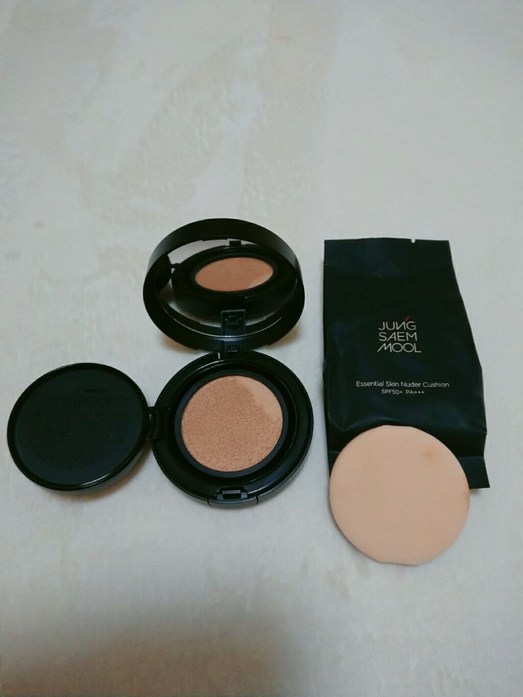 エッセンシャル スキン ヌーダー クッション/JUNG SAEM MOOL/クッションファンデーションを使ったクチコミ(1枚目)