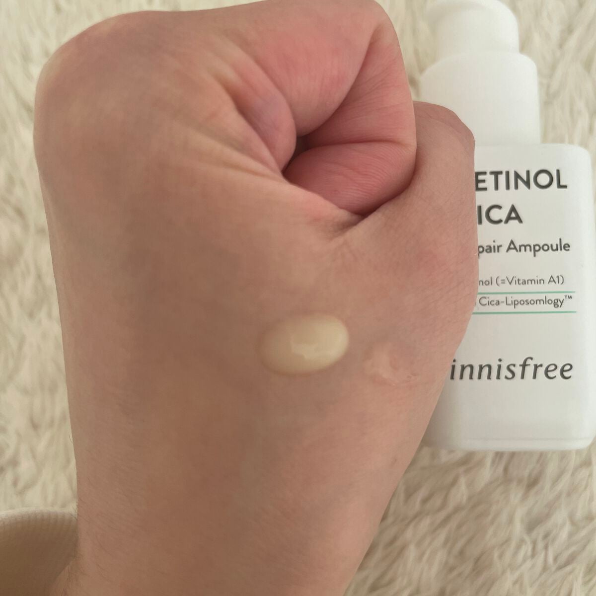 レチノール シカ リペア セラム/innisfree/美容液を使ったクチコミ(2枚目)