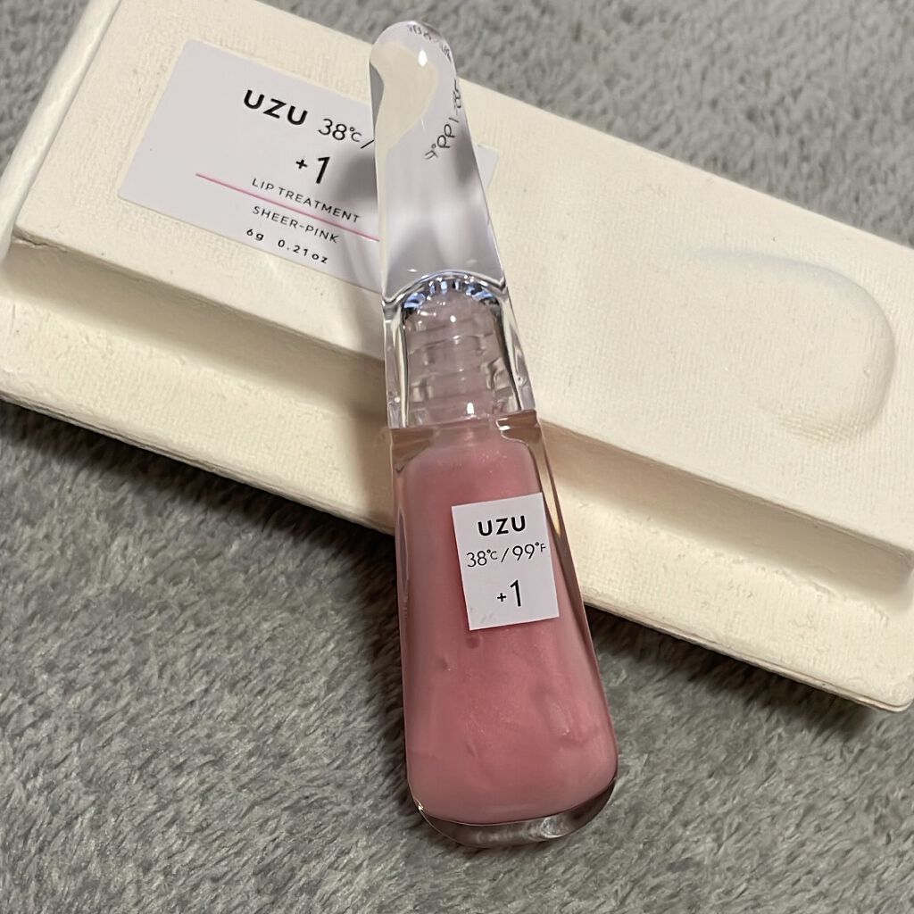 38°C / 99°F リップトリートメント (リップ美容液)/UZU BY FLOWFUSHI/リップケアを使ったクチコミ（1枚目）