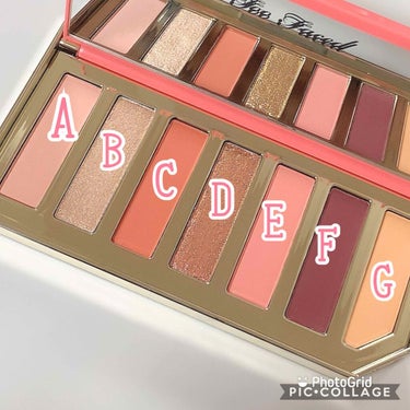 パパイヤ ポップ アイシャドウ パレット/Too Faced/パウダーアイシャドウを使ったクチコミ（2枚目）