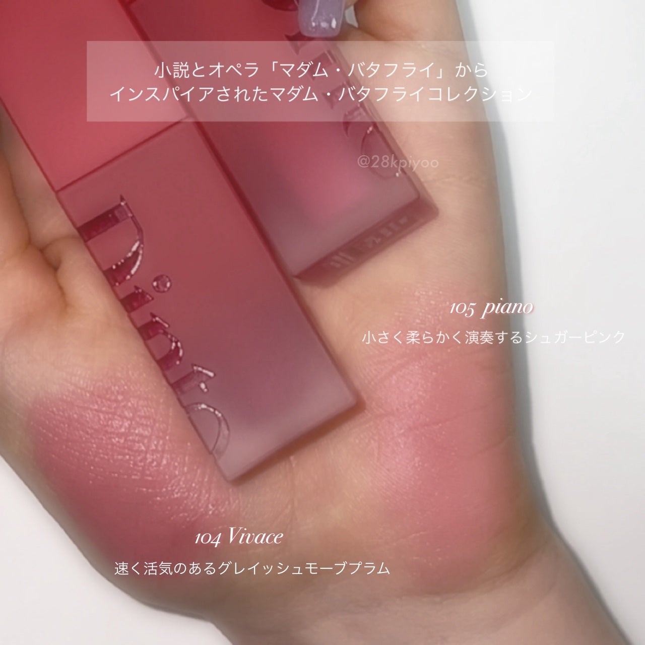 マダムバタフライコレクション ブラーニングリップベール/Dinto/口紅を使ったクチコミ(2枚目)