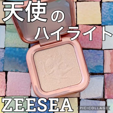 エンジェルキューピッドキスハイライター S02 ダイヤモンドシャンパン/ZEESEA/パウダーハイライトを使ったクチコミ（1枚目）