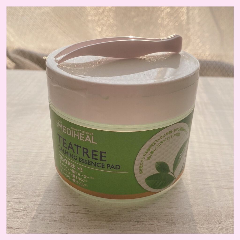 ティーツリーカーミングエッセンスパッド/MEDIHEAL/トナーパッドを使ったクチコミ(1枚目)