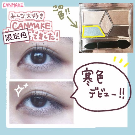 【旧品】パーフェクトスタイリストアイズ/キャンメイク/アイシャドウパレットを使ったクチコミ(1枚目)