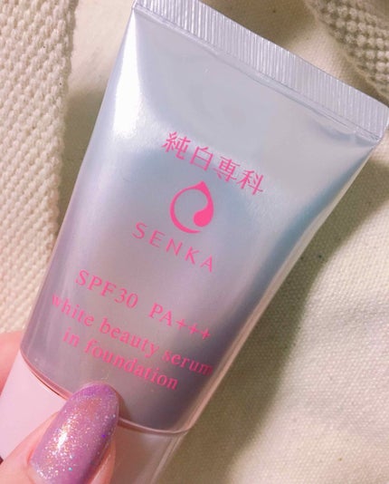 純白専科 すっぴん色づく美容液フォンデュ/SENKA(専科)/リキッドファンデーションを使ったクチコミ(2枚目)