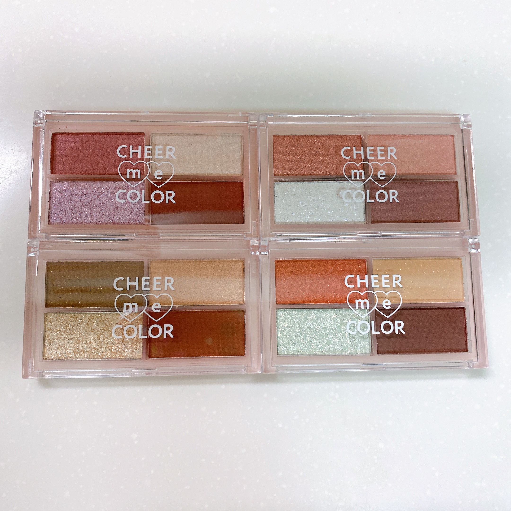 CHEER me COLOR アイシャドウ/セリア/アイシャドウパレットを使ったクチコミ（2枚目）