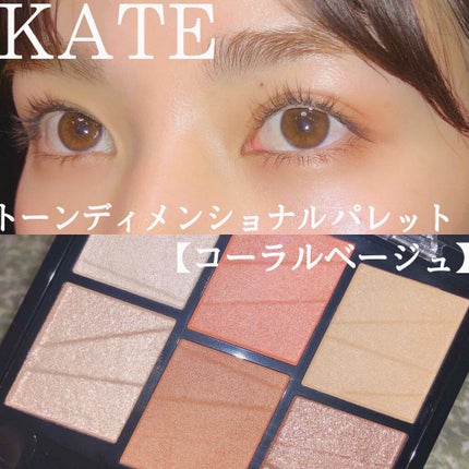 トーンディメンショナルパレット/KATE/メイクアップキットを使ったクチコミ(1枚目)