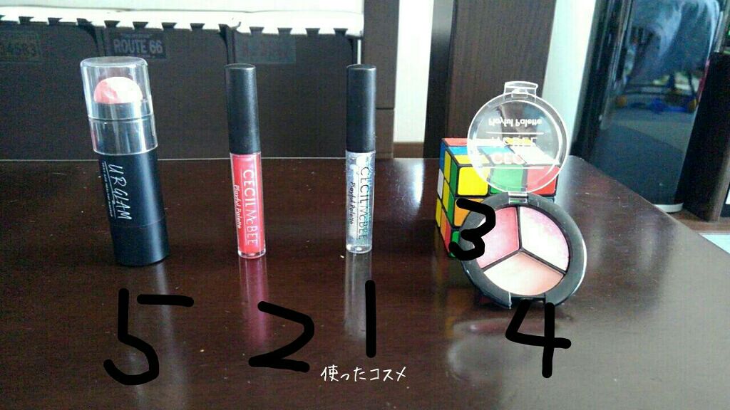 UR GLAM　STICK CHEEK/U R GLAM/ジェル・クリームチークを使ったクチコミ（3枚目）