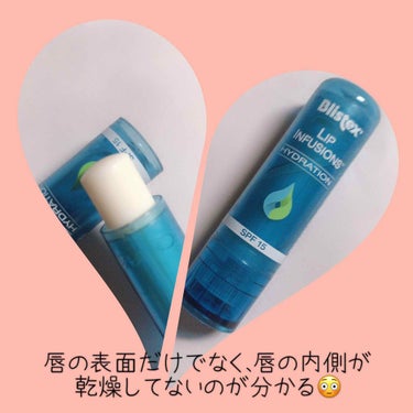 Blistex リップインフュージョン ロングモイスチャーのクチコミ「『潤いを閉じ込めて、水々しい唇を長時間キープ✨』

おはようございます😊

ご紹介するのは

.....」（3枚目）