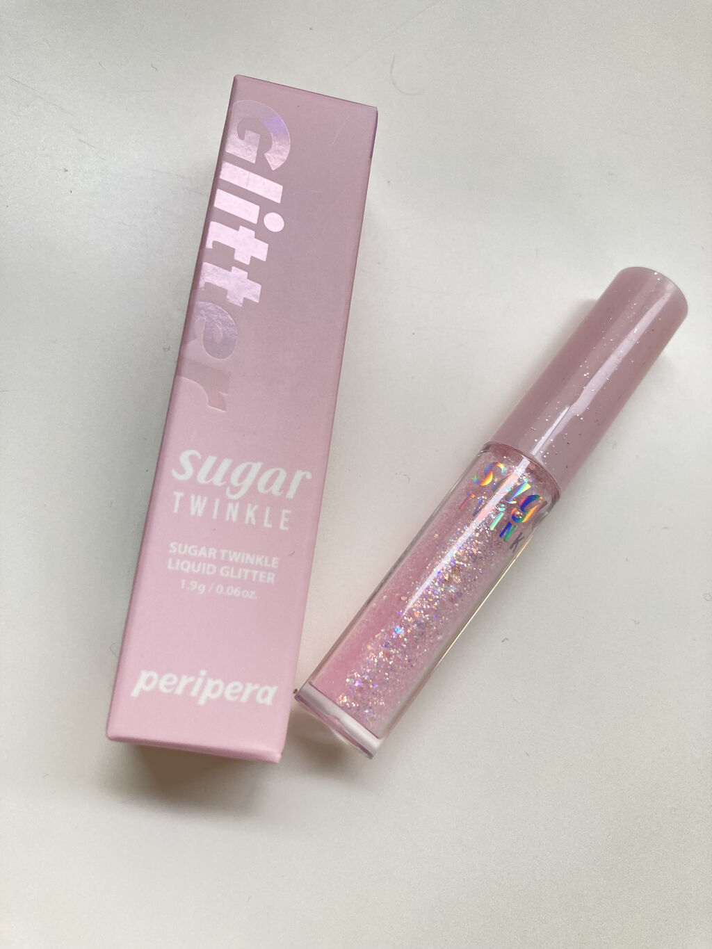 シュガー トゥインクル リキッド グリッター/PERIPERA/グリッターを使ったクチコミ（1枚目）