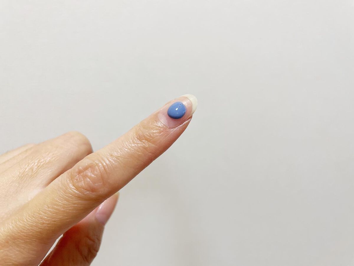 チャームスティックジェル #31 レトロブルー/OMD/オールインワンネイルを使ったクチコミ（3枚目）