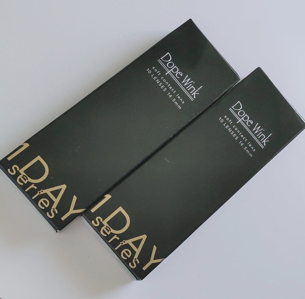 DopeWink 1day スパイシーグレー/Dope Wink/ワンデー（１DAY）カラコンを使ったクチコミ（2枚目）