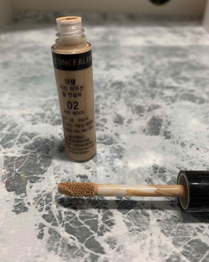 カバーパーフェクション チップコンシーラー/the SAEM/リキッドコンシーラーを使ったクチコミ(2枚目)