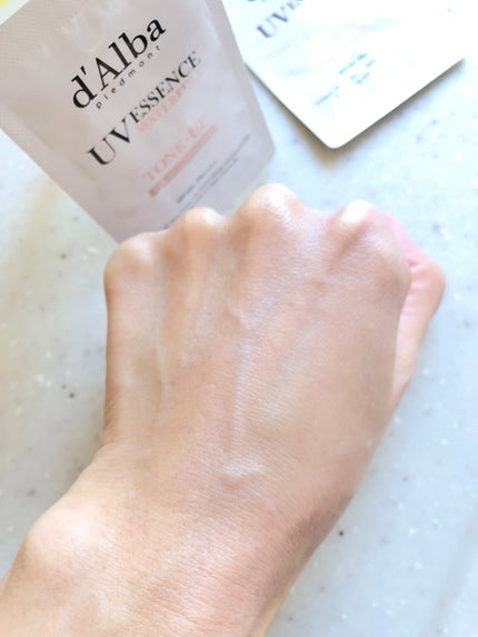 ウォータフルトーンアップサンクリーム/ダルバ/日焼け止めクリームを使ったクチコミ(3枚目)