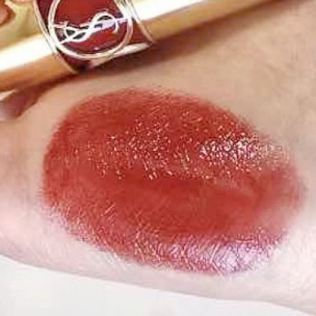 ルージュ ヴォリュプテ シャイン/YVES SAINT LAURENT BEAUTE/口紅を使ったクチコミ(4枚目)