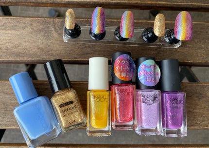 ネイル エナメル 細筆タイプ/ちふれ/マニキュアを使ったクチコミ(4枚目)