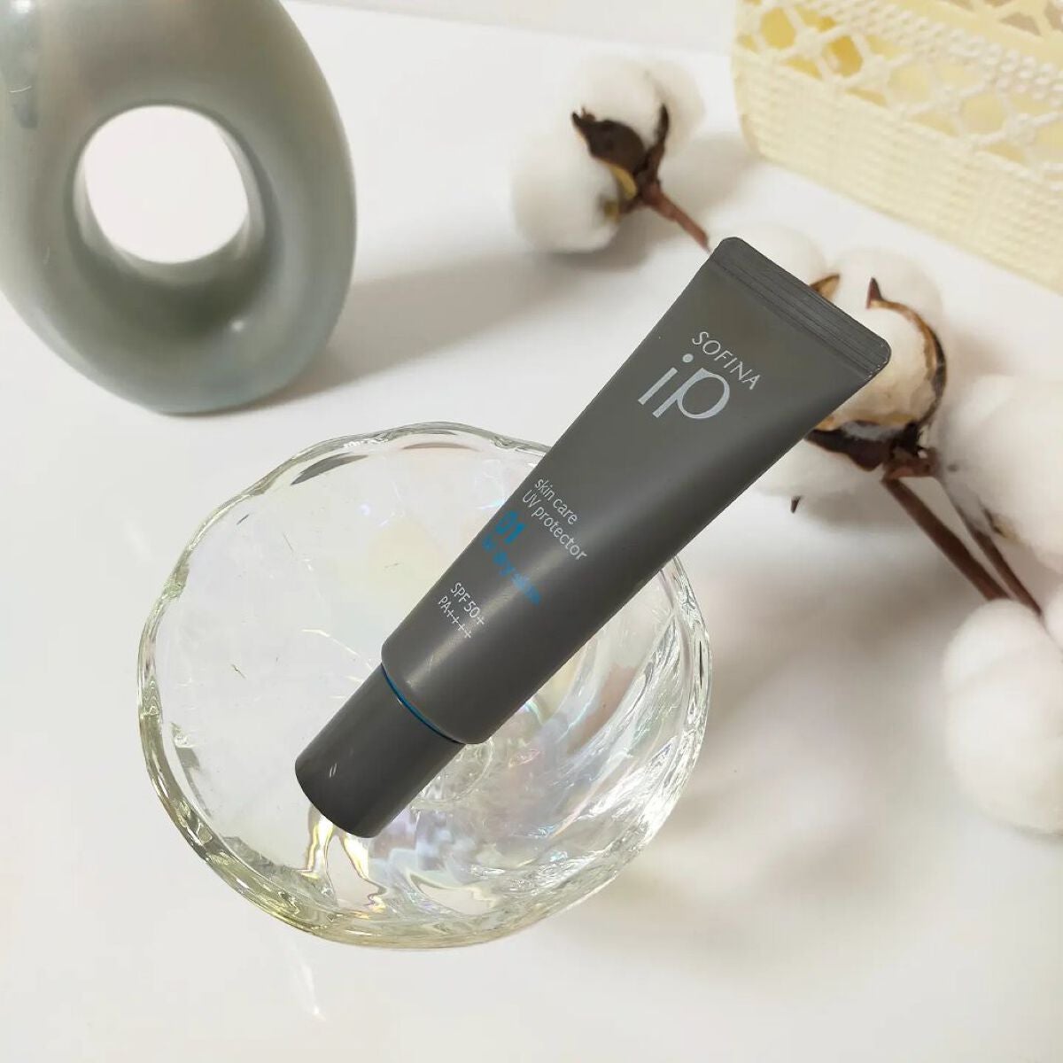 ソフィーナ iP スキンケアUV 01乾燥しがちな肌環境 SPF50+ PA++++/SOFINA iP/日焼け止めクリームを使ったクチコミ(3枚目)