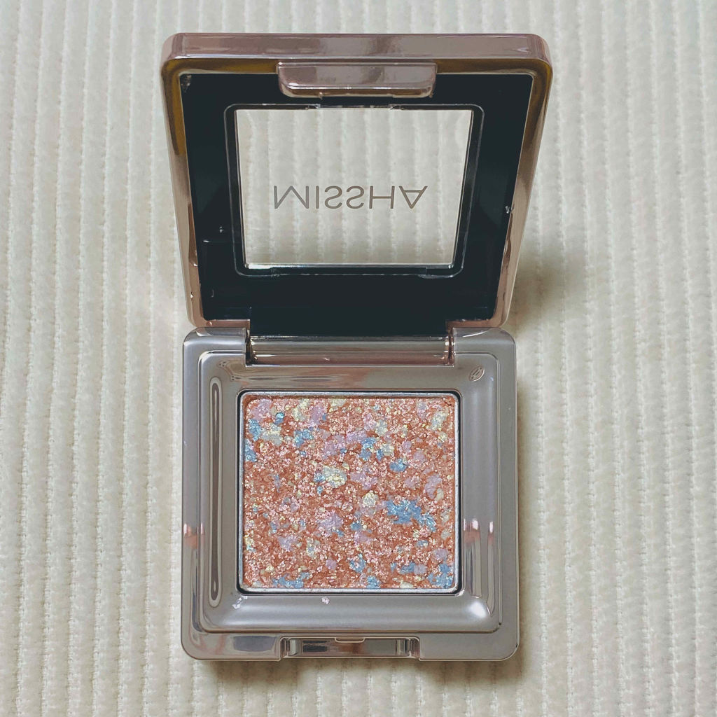 グリッタープリズム シャドウ/MISSHA/グリッターを使ったクチコミ（2枚目）