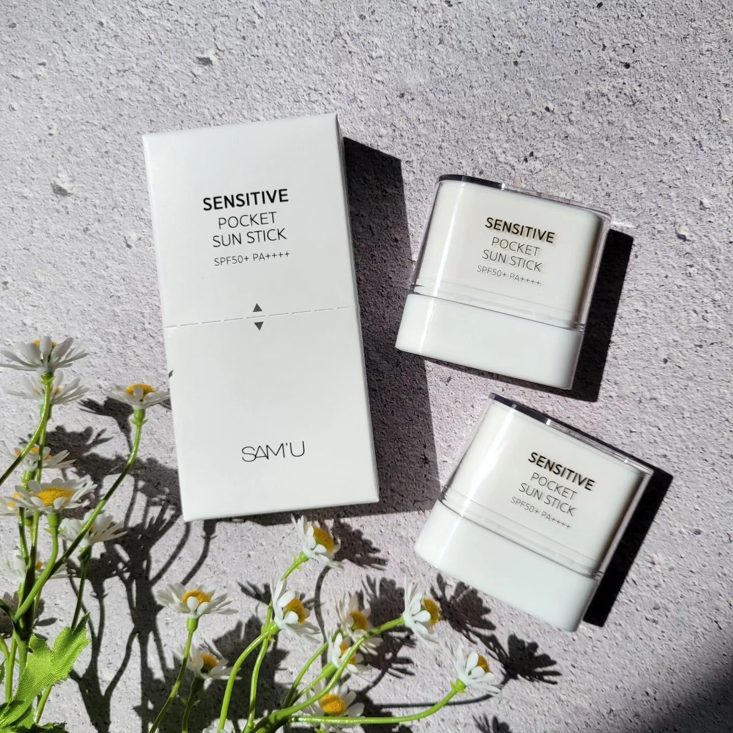 センシティブポケットサンスティック/SAM'U/日焼け止めスティックを使ったクチコミ（1枚目）