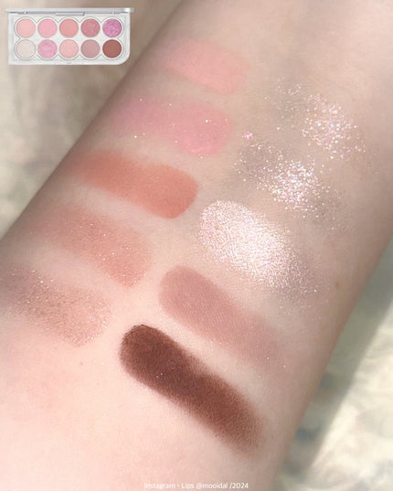 ライトオンアイズシャドウパレット/ルミル/アイシャドウパレットを使ったクチコミ(4枚目)