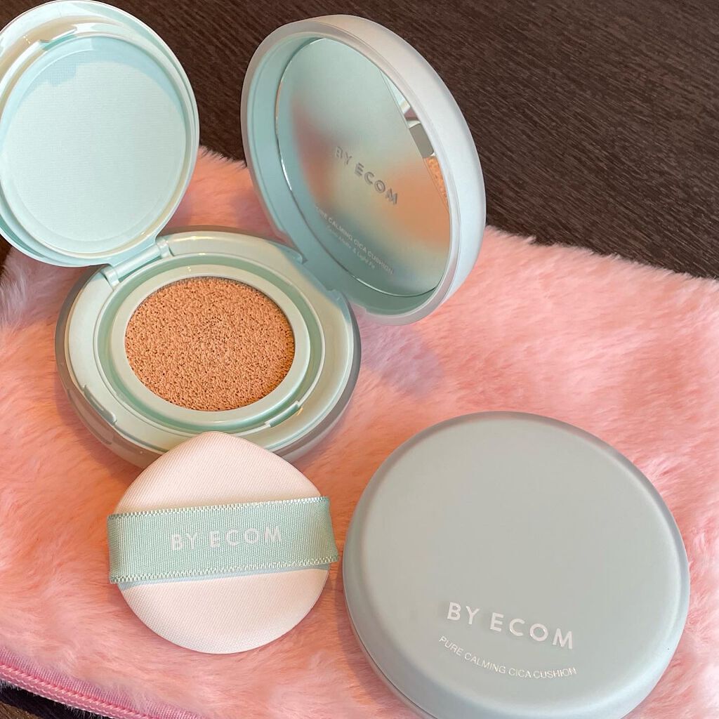 ピュアカーミングシカ クッションファンデーション/BY ECOM/クッションファンデーションを使ったクチコミ(9枚目)