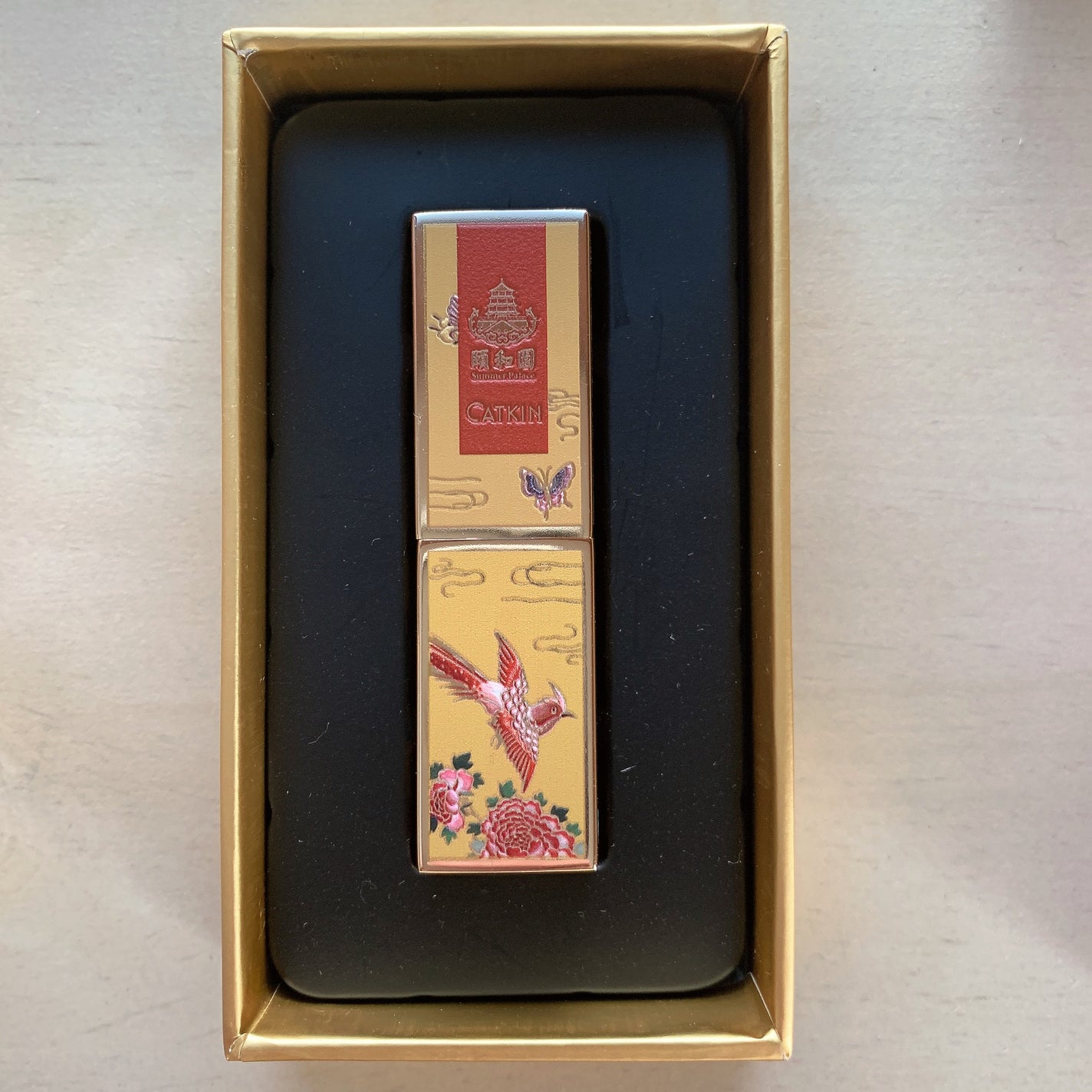 頤和園 コラボ 彫刻口紅/CATKIN/口紅を使ったクチコミ(3枚目)