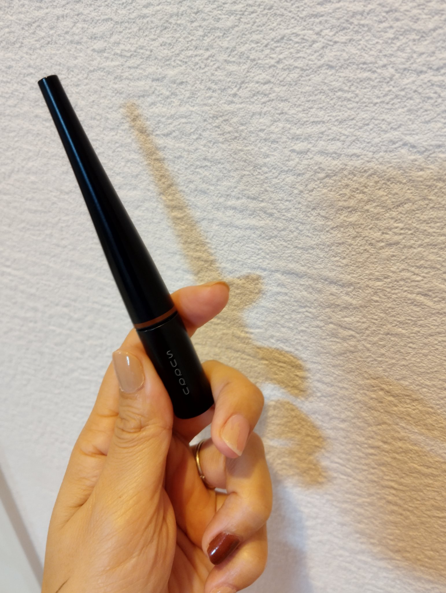 カラー インク リクイド アイライナー 02 ブラウン/SUQQU/リキッドアイライナーを使ったクチコミ（1枚目）