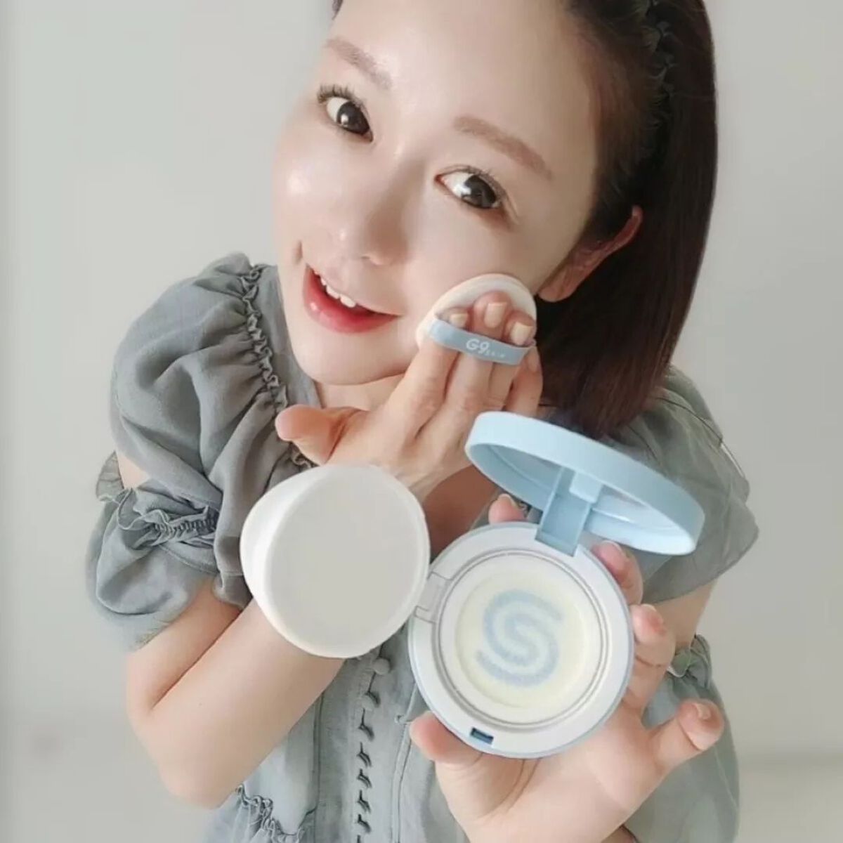 WHITE +UV CUSHION CREAM #COOL/G9SKIN/日焼け止めクリームを使ったクチコミ(5枚目)