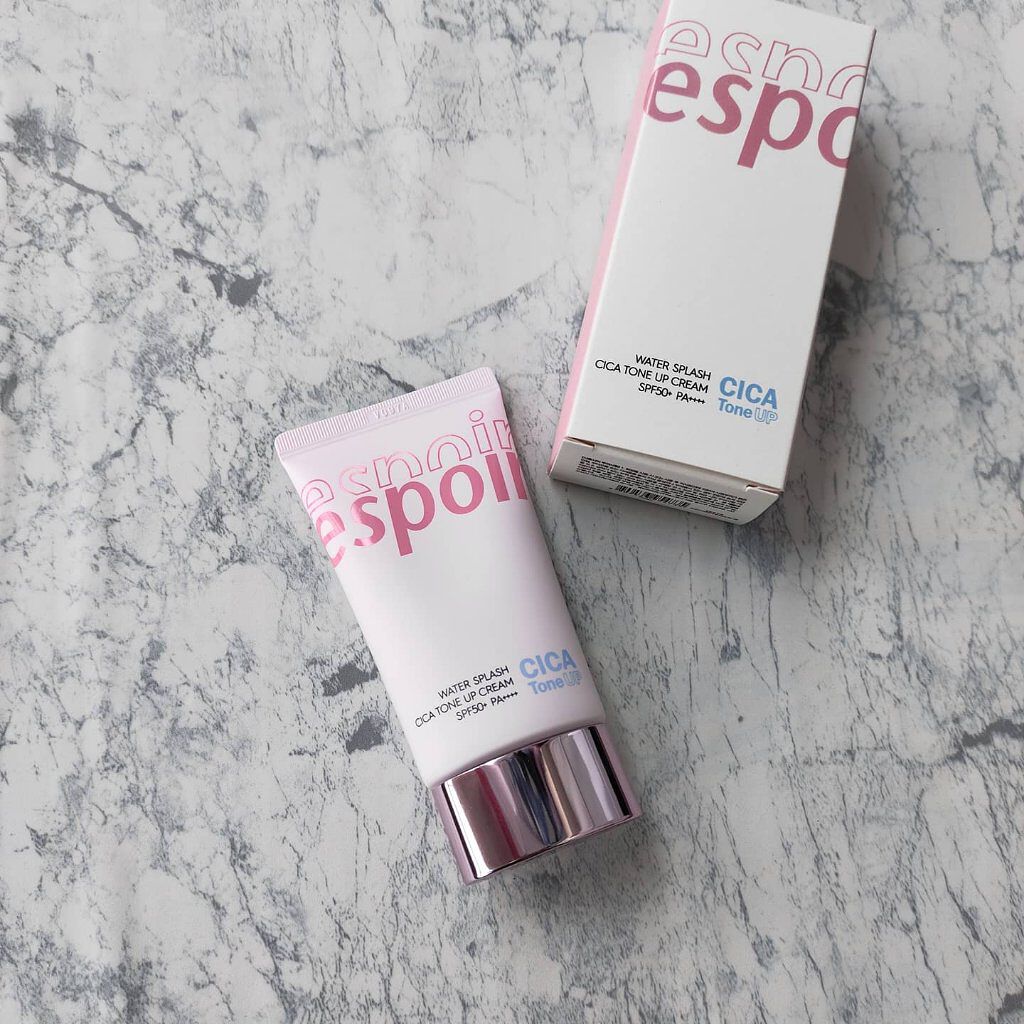 ウォータースプラッシュシカトーンアップクリーム/espoir/化粧下地を使ったクチコミ（1枚目）