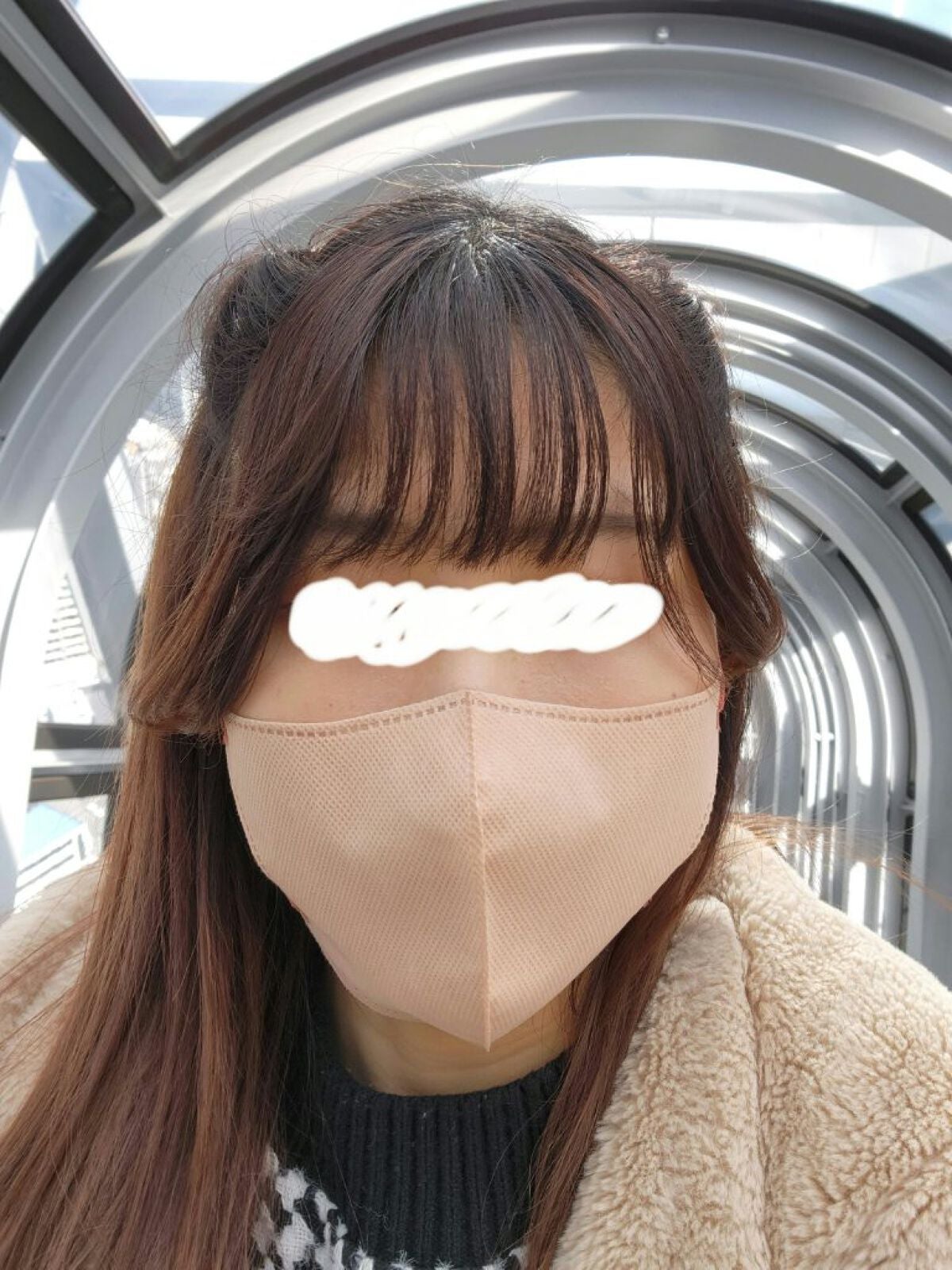 みぃみぃ on LIPS 「この形が1番盛れる!?薬局で買えるイエベの人にピッタリなマスク..」(2枚目)