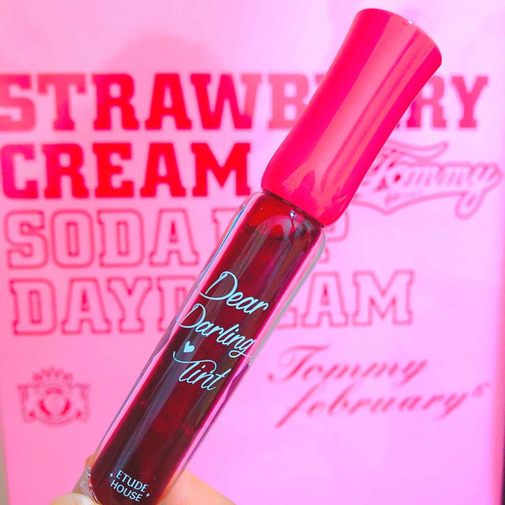 ディアダーリン ウォータージェルティント PK002(プラム)/ETUDE/リップティントを使ったクチコミ（1枚目）